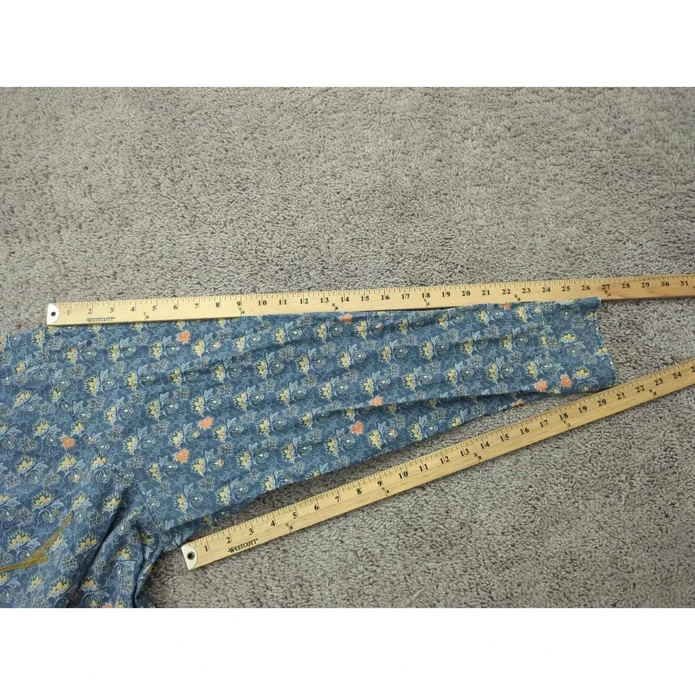 Indigo Palms Tommy Bahama Button Up‎ Shirt Mens 2XL Floral Long Sleeve Casual - Picture 5 of 7